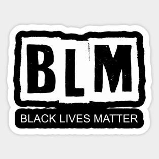 Black Lives Matter Design Sticker